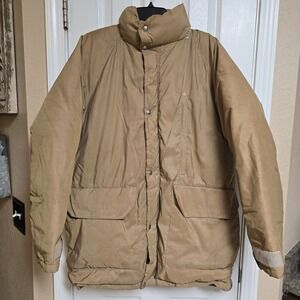 Vintage THE NORTH FACE Down Puffer Parka Jacket‎ 70s/80s Tan Size large